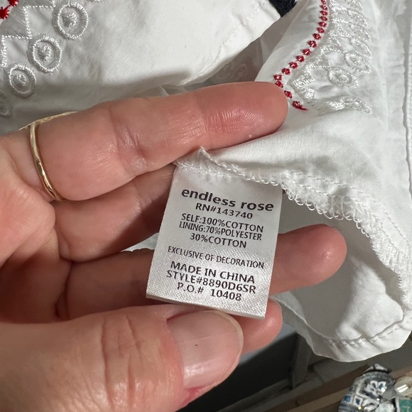 Embroidered Beach Cover Up Resort Dress - Picture 7 of 12